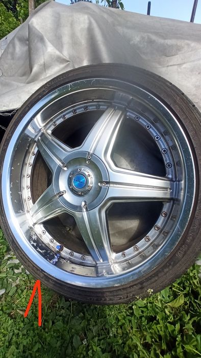 Jante Lenso R19 5x100, anvelope Kumho