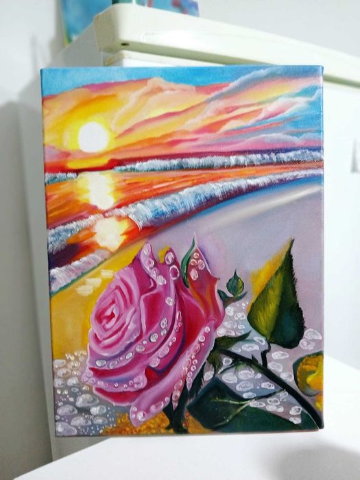 Vând un tablou superb pe pânză