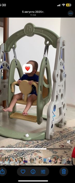 Качеля игрушка для детей