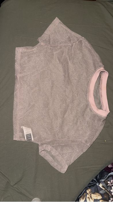 Crop topuri sclipici