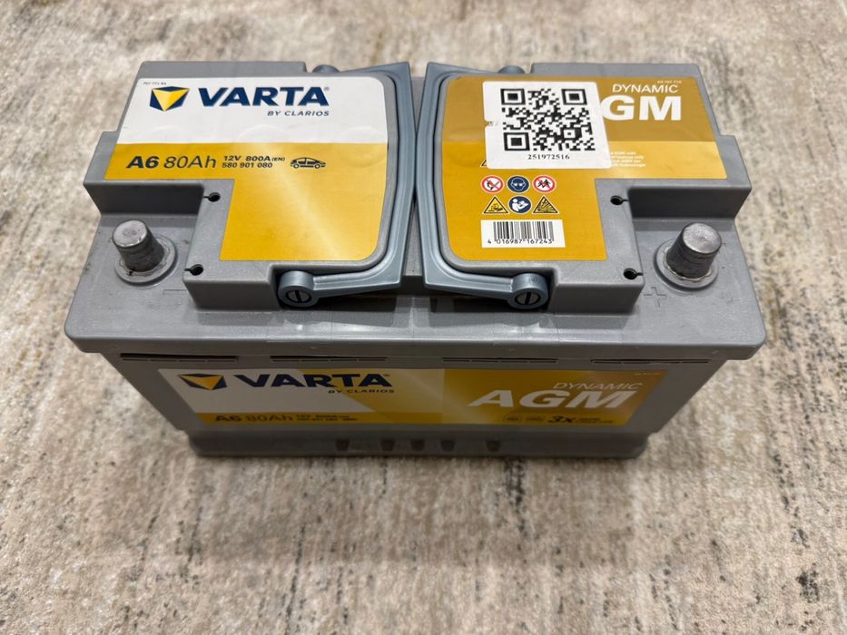 Аккумулятор VARTA A6 DYNAMIC AGM 80Ah