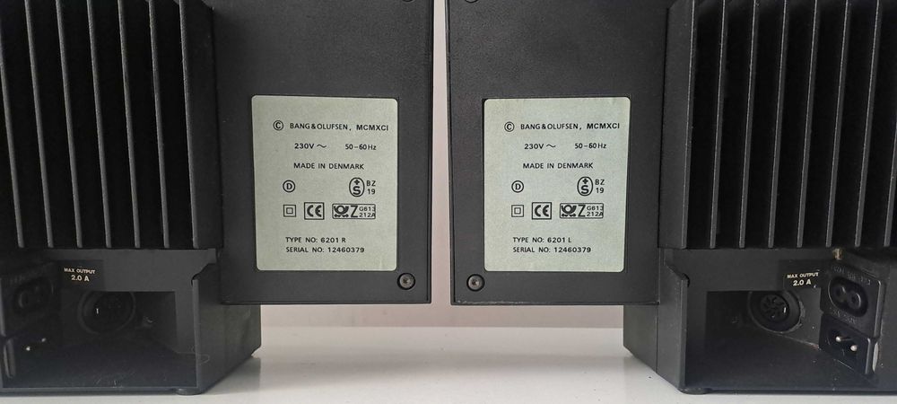 Beolab 2500 Bang Olufsen boxe active de raft