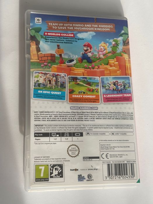 Mario rabbids kingdom battle Nintendo Switch