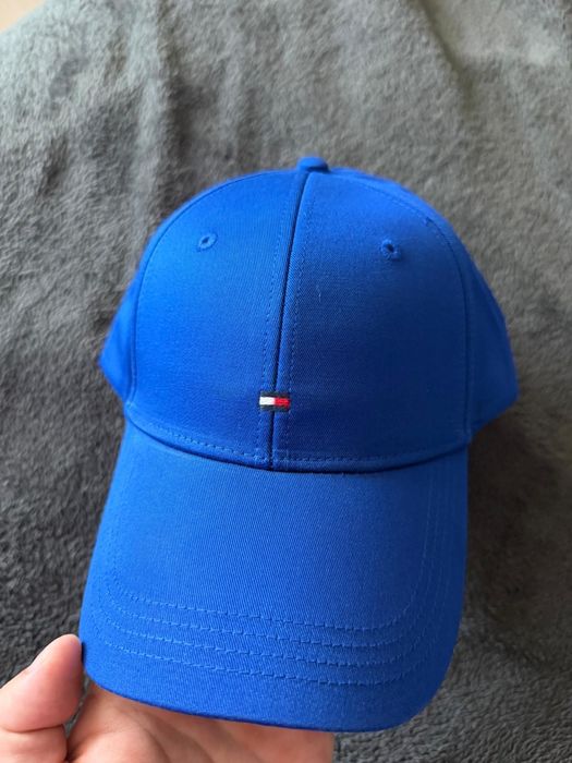Tommy Hilfiger flag cotton șapcă unisex culoare albastru mărime OS noua originala