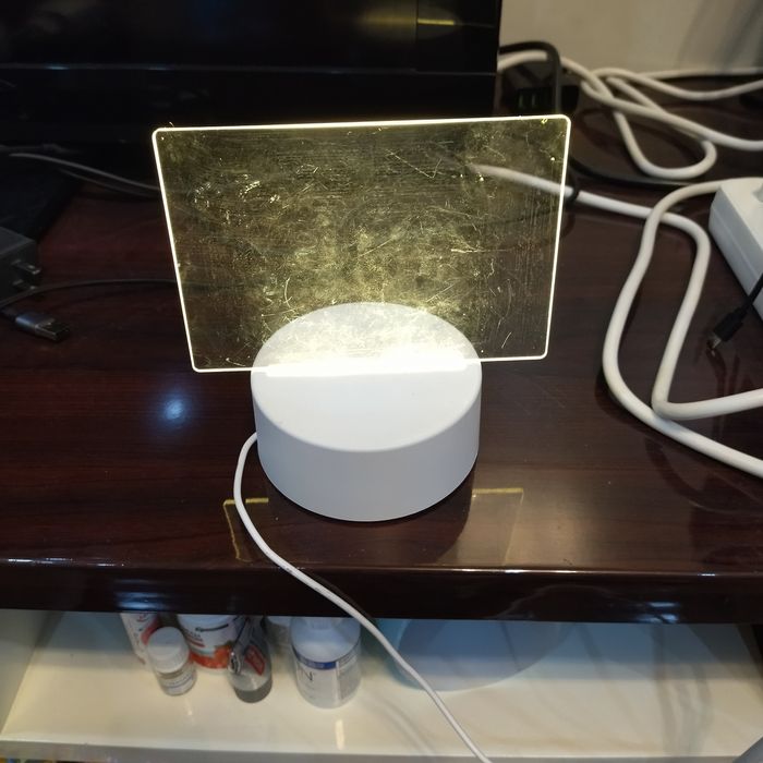 Светильник 3D ночник доска для рисования