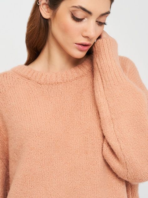 Zara пуловер с отворен гръб