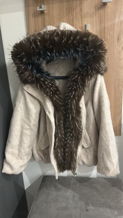 Палто - бомбър с косъм