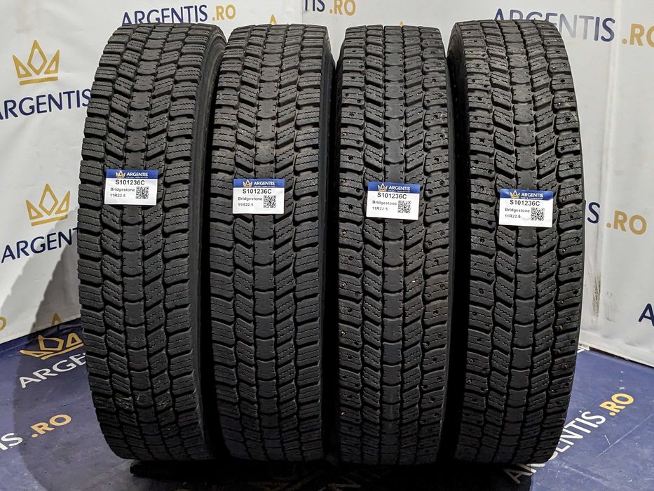 Set 4 anvelope 11R22.5 Bridgestone (cod S101236C)