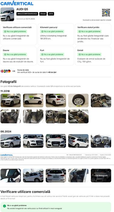 Vând Audi Q5 2013