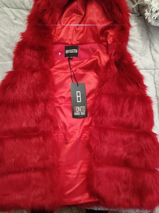 Vesta blana ecologica cu gluga