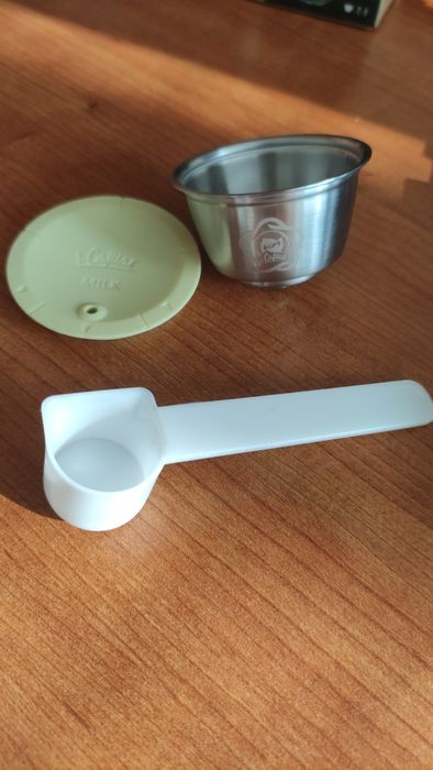 Метална капсула за сухо мляко за Долче Густо машини