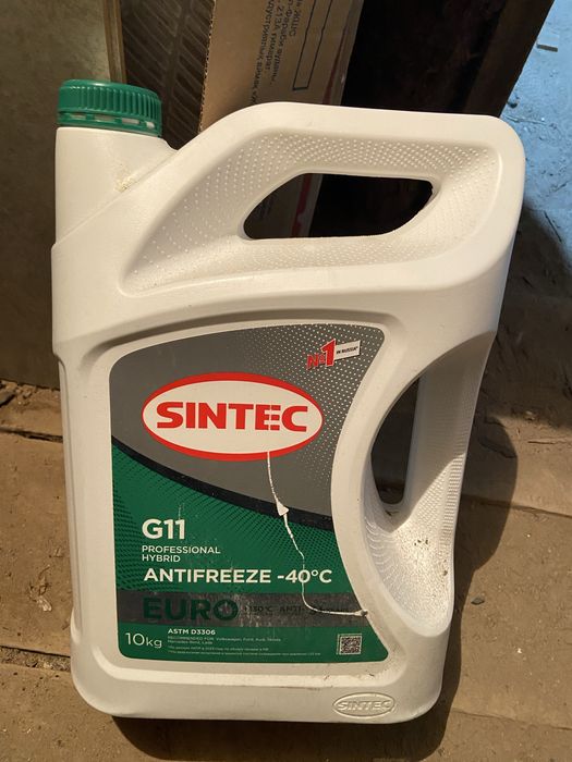 Антифриз SINTEC Euro зеленый 10л