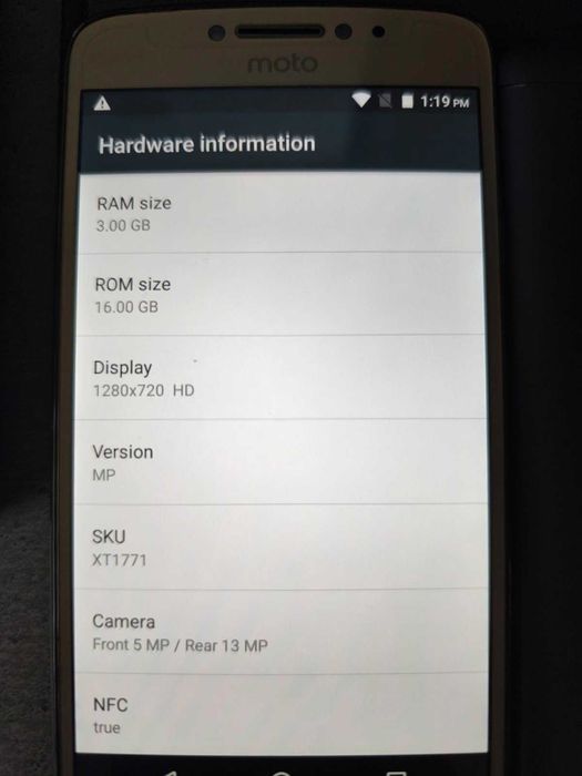 Смартфон Motorola Moto E4 Plus 3G/16GB