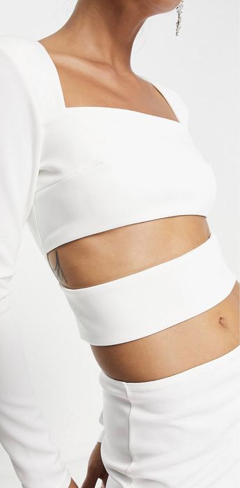 Rochie alba lunga ASOS