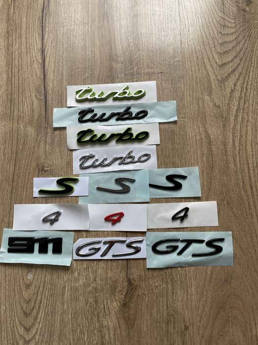 Scris Logo Emblema Spate Haion Portbagaj Porsche