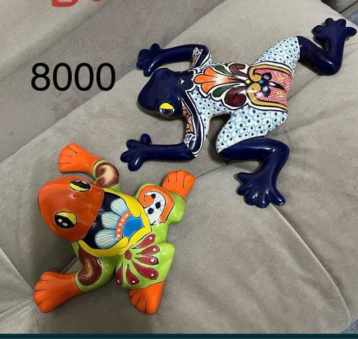 Лягушки керамические расписные