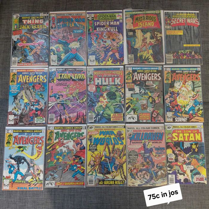 Vand lot de 2300 benzi desenate U.S. Marvel si DC & Indie
