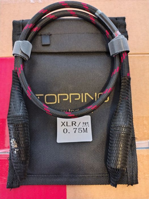Cabluri interconect XLR Topping TCX1 0,75 m