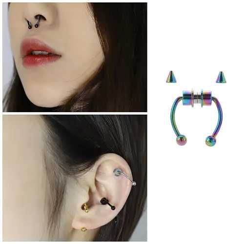 Пирсинг обманка септум, в нос