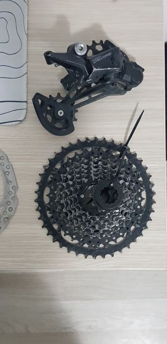 Piese bicicleta, schimbator, caseta, discuri