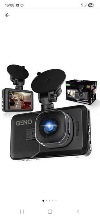 Camera Video De Bord Auto Qeno®, FULL-HD 1080P, Display LCD 3 Inch, vizibilitate 170°