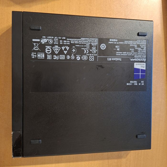 Sistem Mini Pc Lenovo Thnkcenter m73 P, i5 4590 de 3.3 GHz , 8gb, SSD 128gb