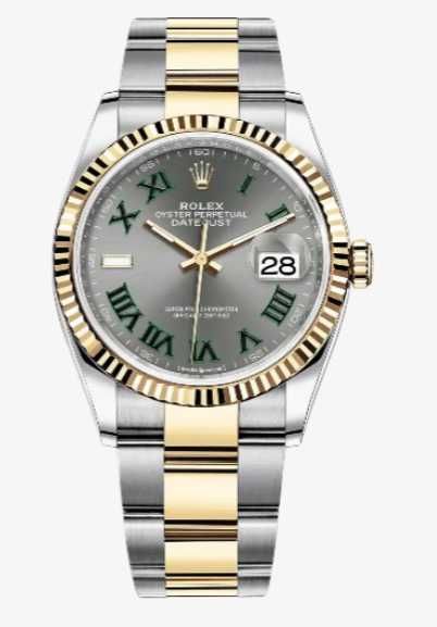 NEW Rolex Datejust 36mm Steel and Yellow Gold 126233 wim