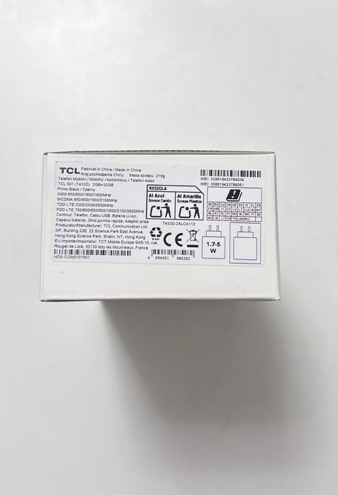 Telefon TCL 501 SIGILAT Negru