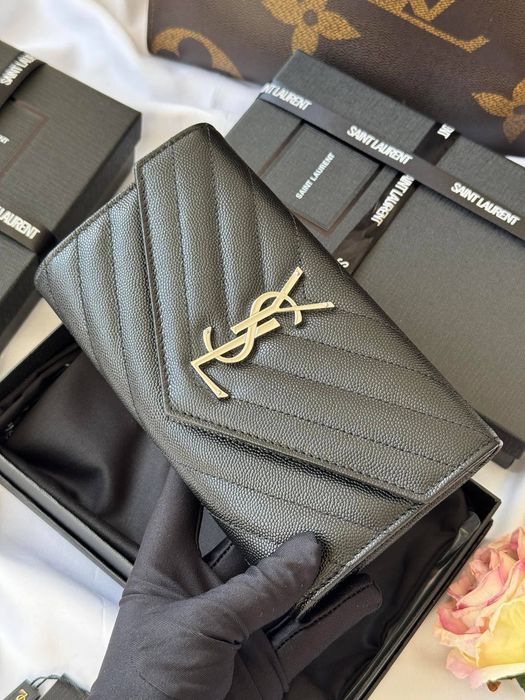 Saint Laurent Monogram Large Flap Wallet