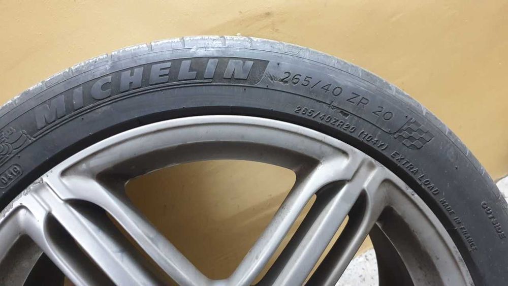 Оригинални Джанти Audi 20" 9J + 7 броя летни Michelin Pilot Sport гуми