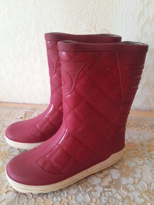 Детские резиновые сапоги