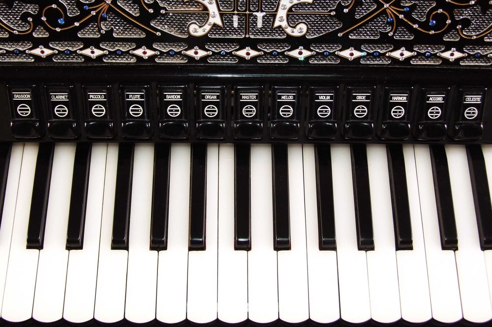 Acordeon profesional DEGA Timantti, Made in Italy - Castelfidardo, NOU