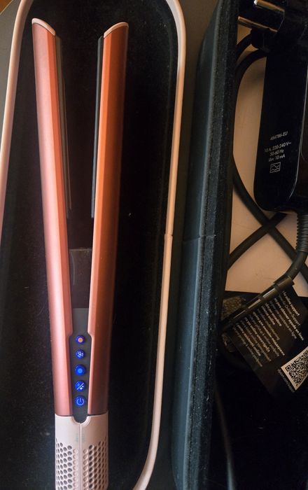 Преса за коса Dyson HT01 Airstrait™, Strawberry Bronze/Blush Pink