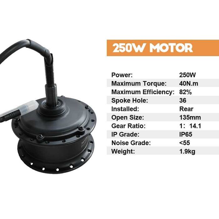 Мотор за електрически велосипед колело 36V 250W