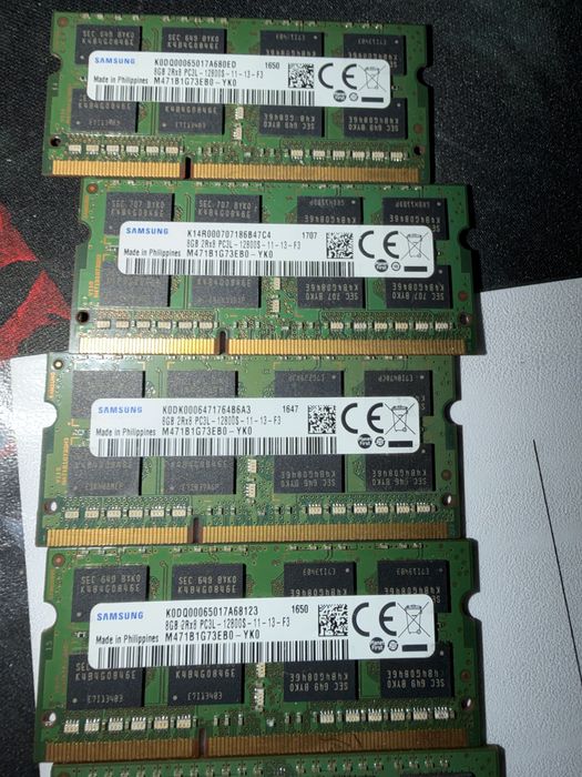 Vand rami laptop ddr3l 8gb