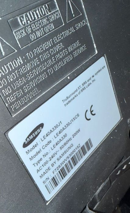 Продам  телевизор Samsung на запчасти