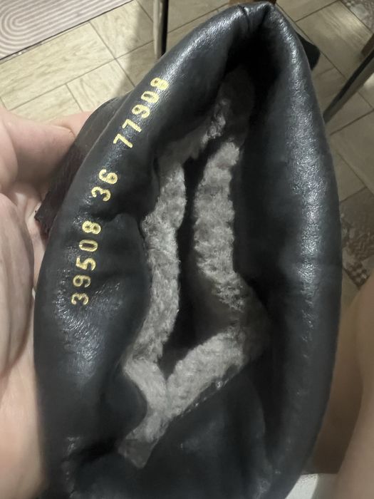 Сапоги кожаные Nursace