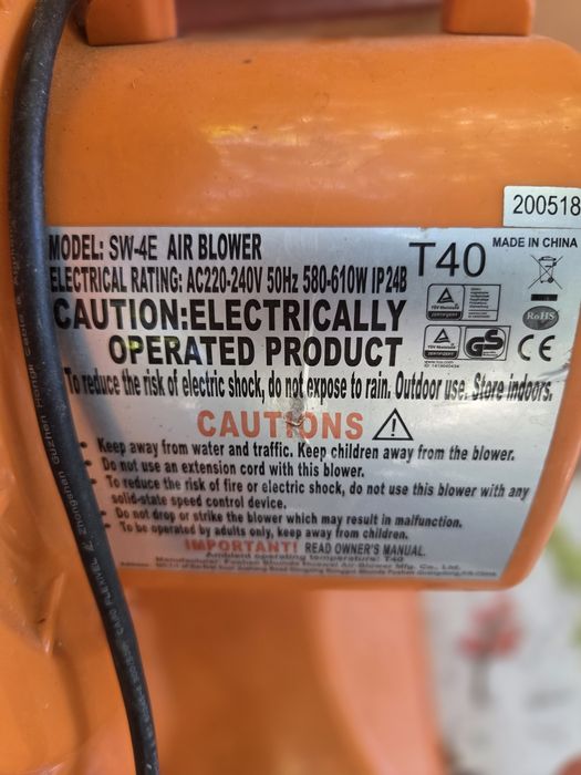 Suflanta tobogan gonflabil