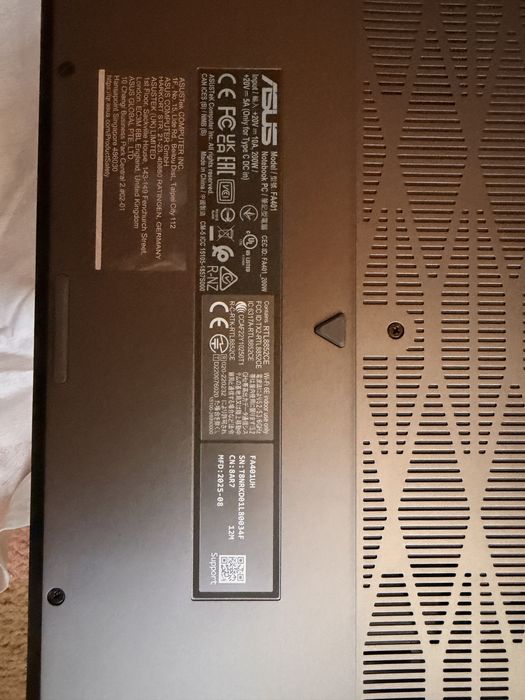 Laptop Gaming ASUS TUF A14 FA401UH, Procesor AMD Ryzen 7,