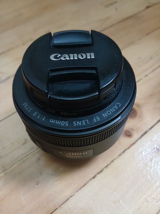 Оььектив canon 50 mm 1.8 stm