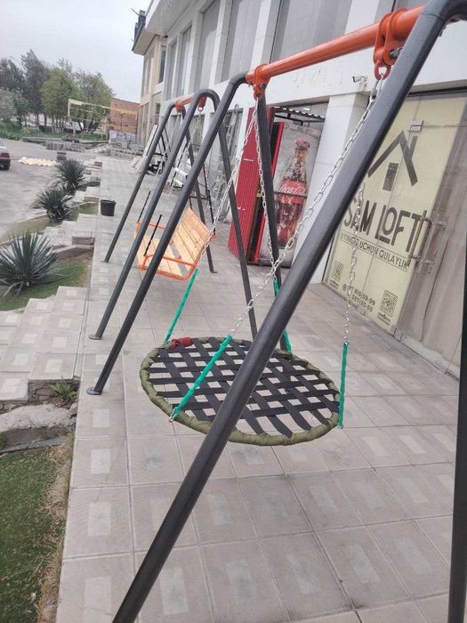 Качели гнездо усиленные | металлические | для двора и сада