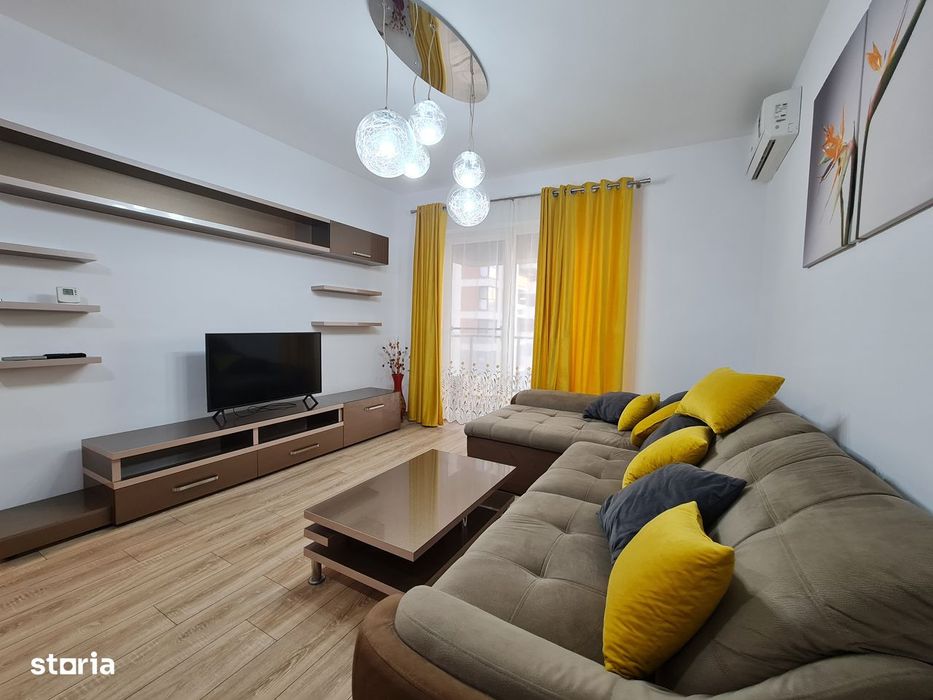 Inchiriez ap. 2 camere ADORA PARK LUX, Decomandat, Smart Tv Parcare!