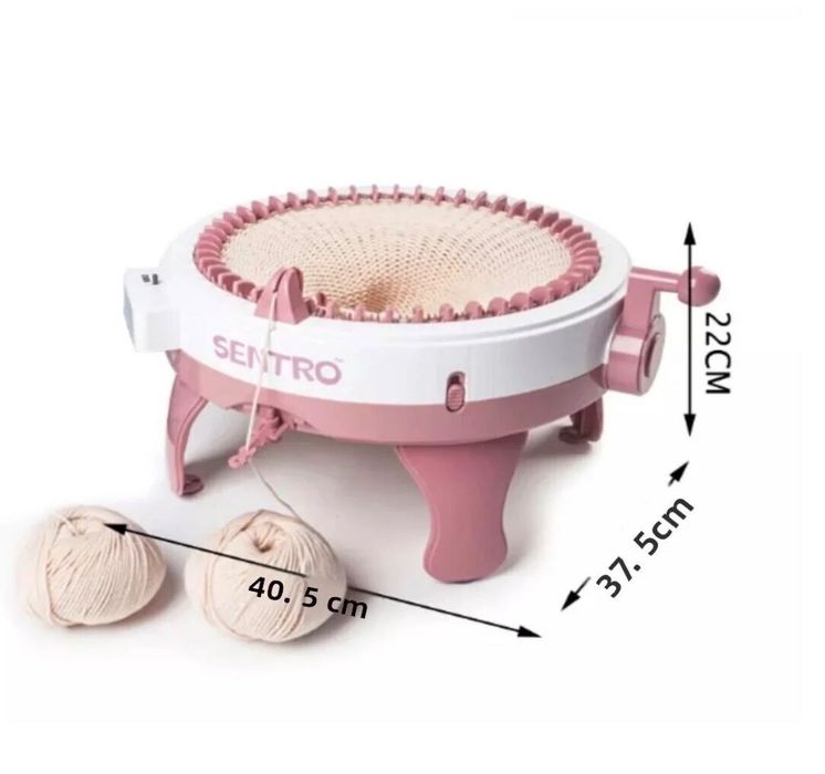 Mașină de tricotat Sentro 40 ace cu accesorii – ca nouă