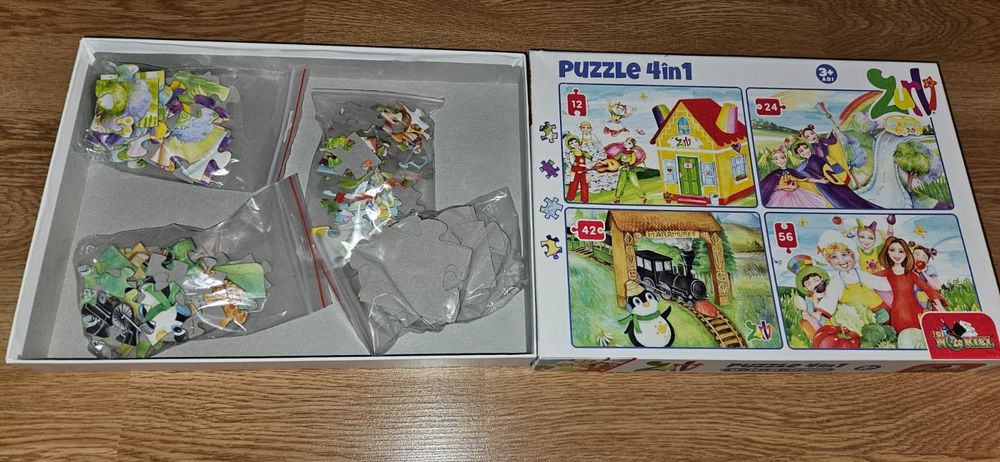 Lot mare  puzzle-uri 4 in 1