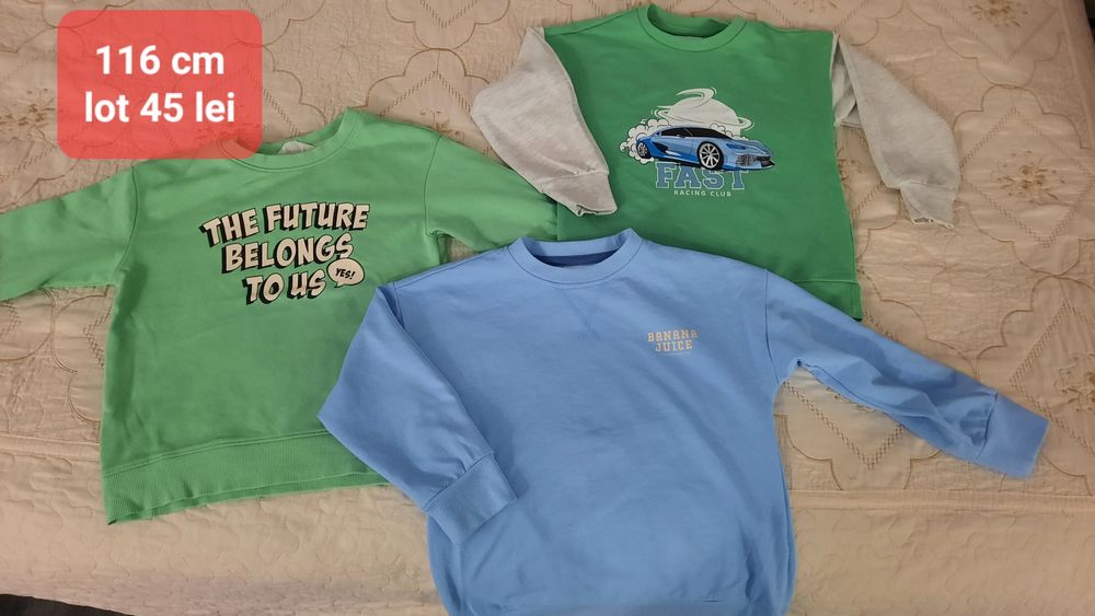 Bluze baieti 116 cm