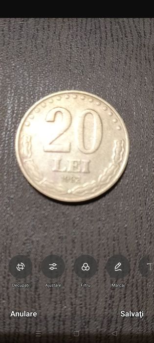 Moneda 20 lei 1991