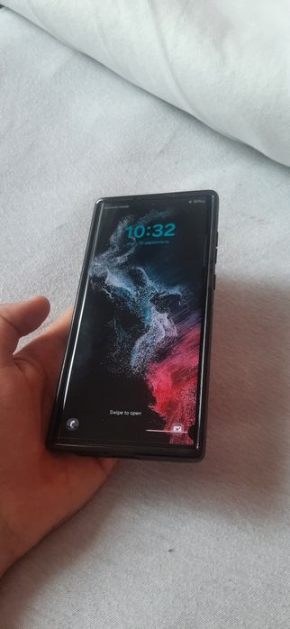 Samsung galaxy s22 ultra black 8/128 gb linie display full box