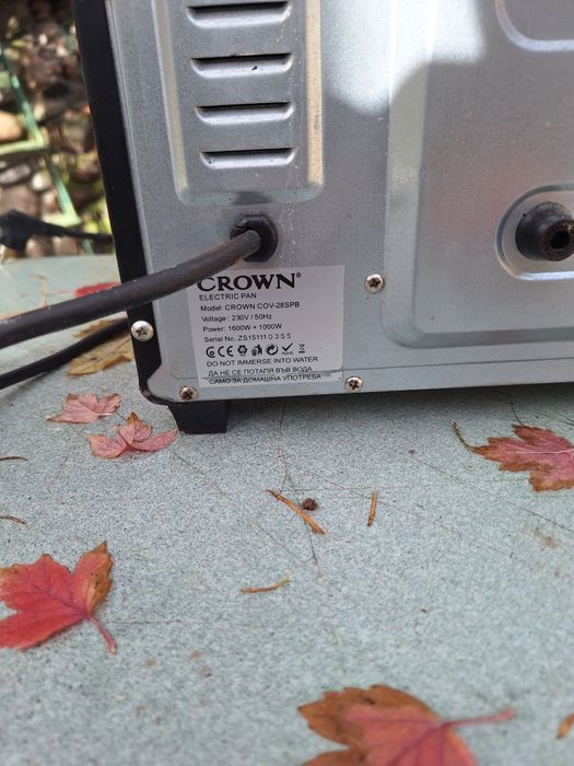 Печка Crown с един котлон