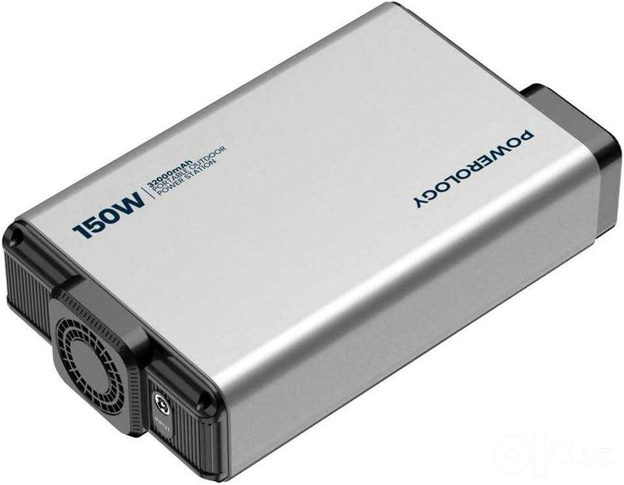 Powerology Mini Power Bank Station, 32000mAh Battery Capacity 150W