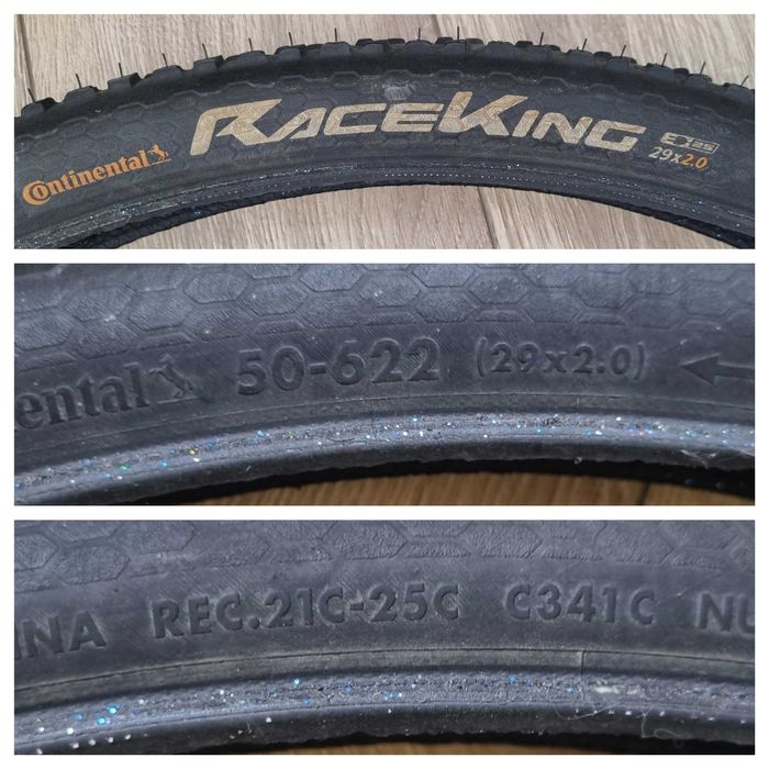 2шт=400тсум. 29x2.0  CONTINENTAL RACE KING  велосипедные шины